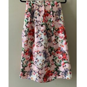 Beautiful formal long floral skirt